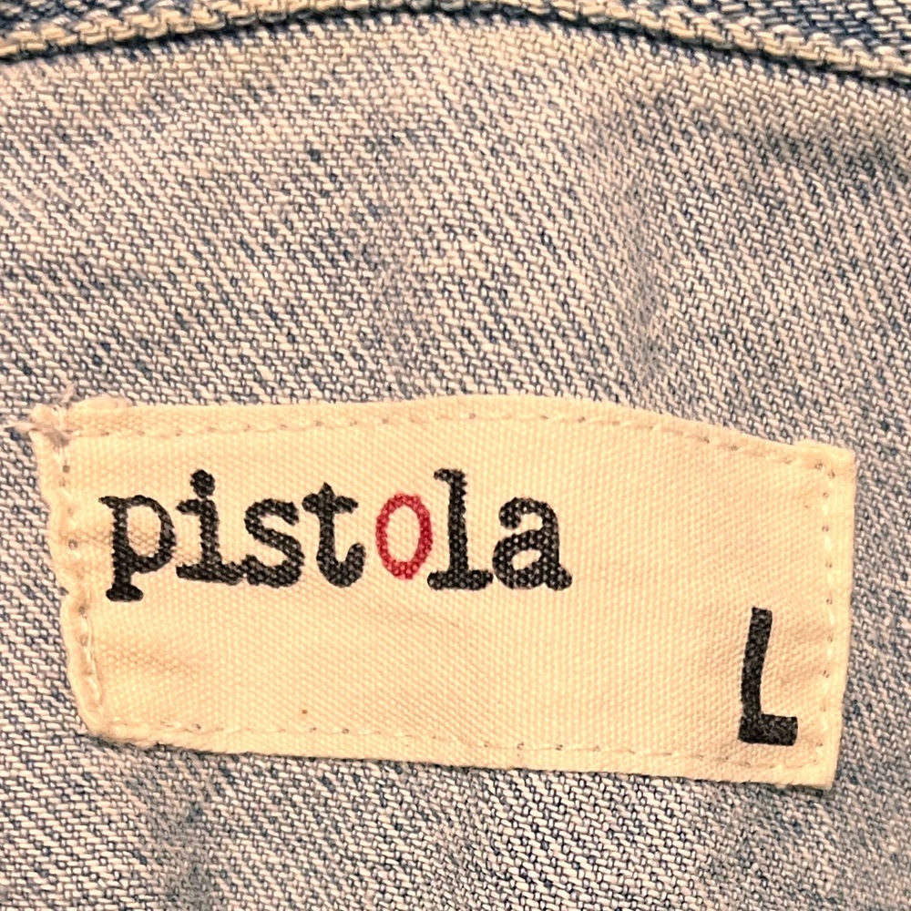 Denim Jacket with Embroidered Back - Picture 13 of 16